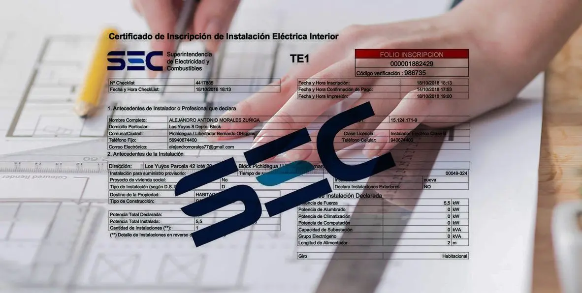 Ejemplo Certificado TE1